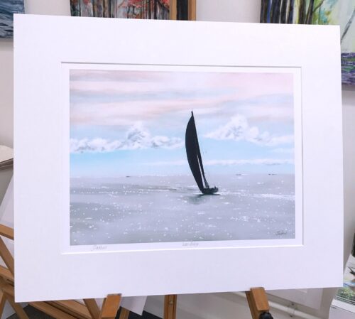 Warm Breeze Yacht Seascape Art Pankhurst Gallery