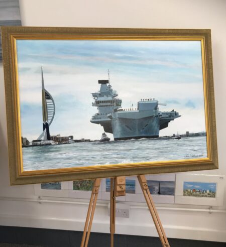 HMS Prince of Wales painting