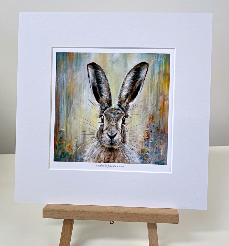 Hughie Hare Animal Art Gift Print Pankhurst Gallery