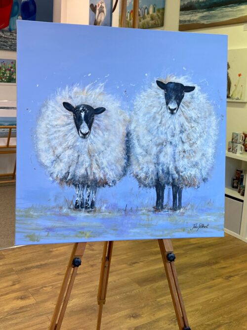 Sheep Ewe Painting art original Pankhurst Gallery