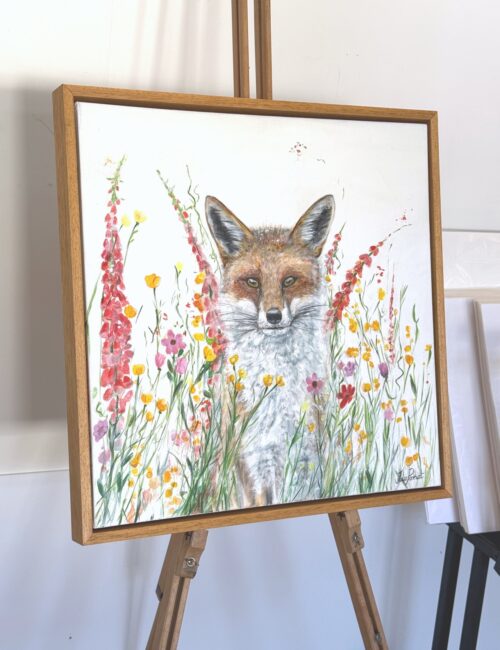 Fox in Flowers