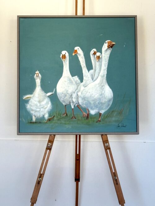 Gaggle Waggle Original Painting - Image 2