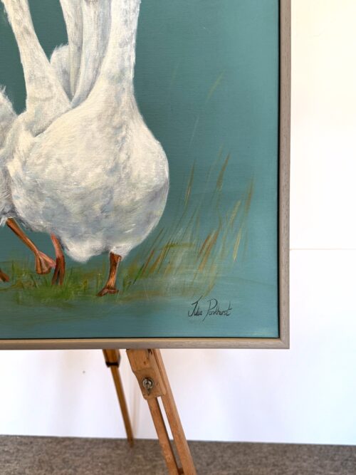 Gaggle Waggle Original Painting - Image 3