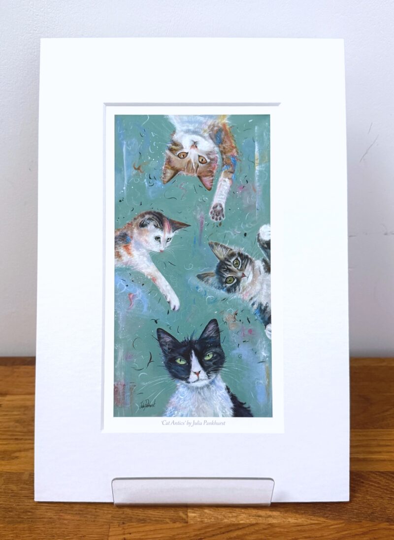 Cat Antics MINI PRINT