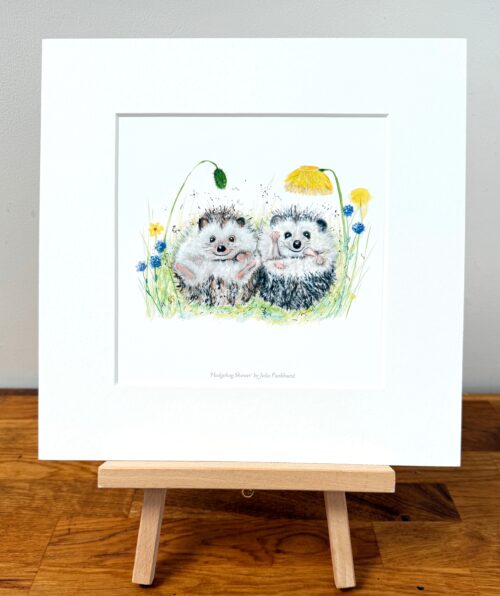 Hedgehog Shower MINI PRINT