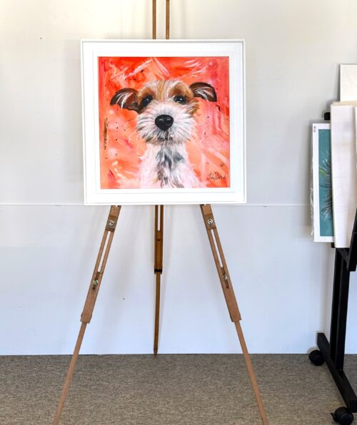 Lively Terrier Original Painting