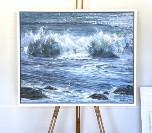 TURNING OF THE TIDES, ORIGINAL SEASCAPE PAINTING