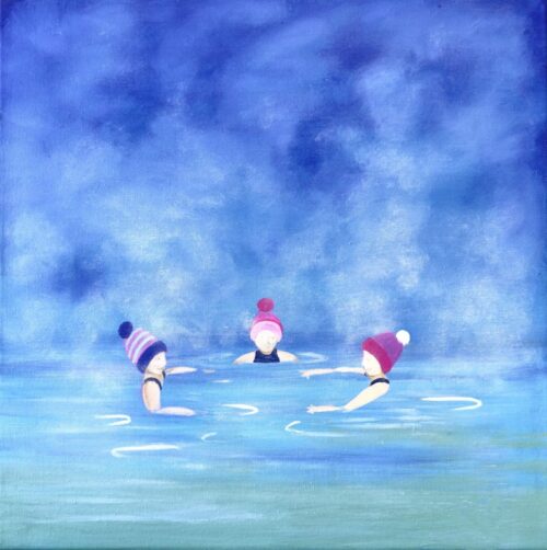 'Gossiping in the Fog' Wild Water Swimmers